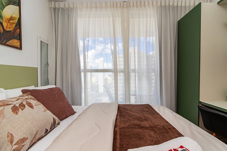 Studio aconchegante com vista do Centro - MAN1402