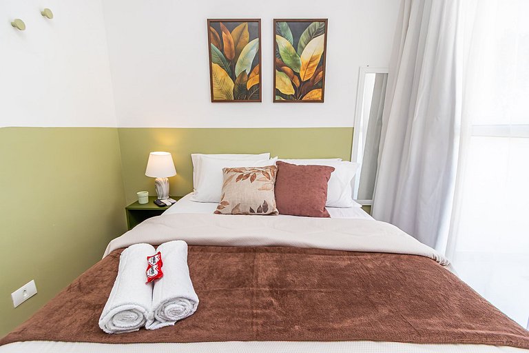 Studio aconchegante com vista do Centro - MAN1402