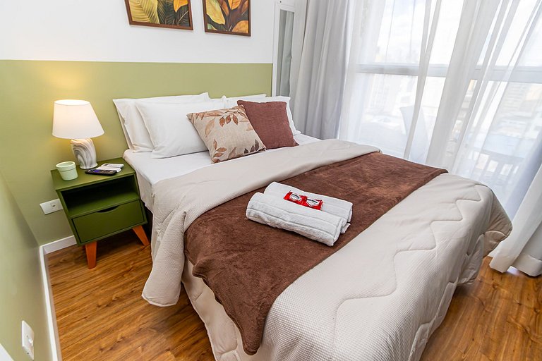 Studio aconchegante com vista do Centro - MAN1402