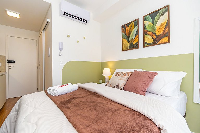 Studio aconchegante com vista do Centro - MAN1402