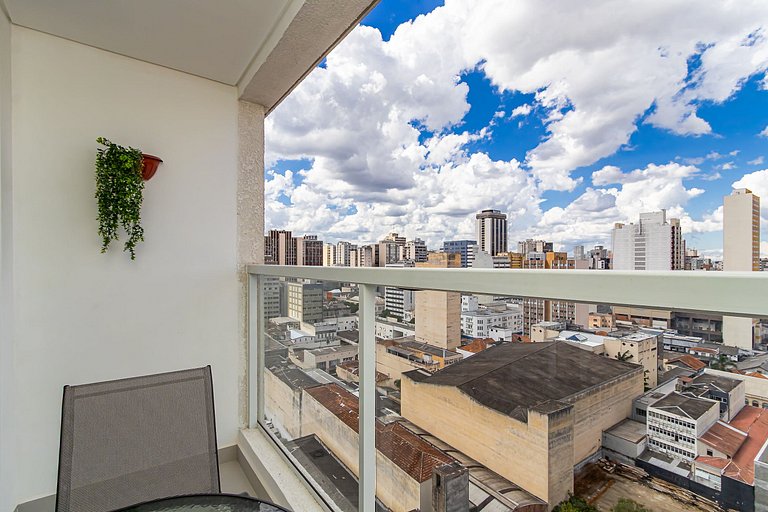 Studio aconchegante com vista do Centro - MAN1402