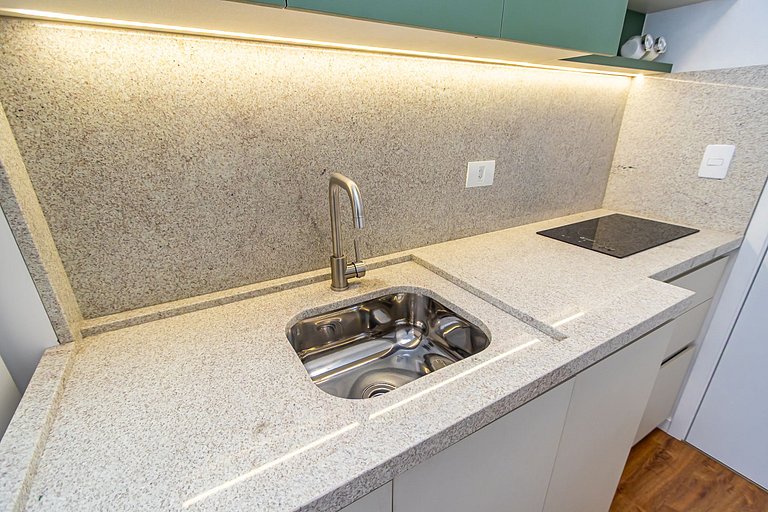 Studio aconchegante com vista do Centro - MAN1402