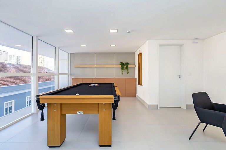 Studio Completo com vista do Centro - MAN1403