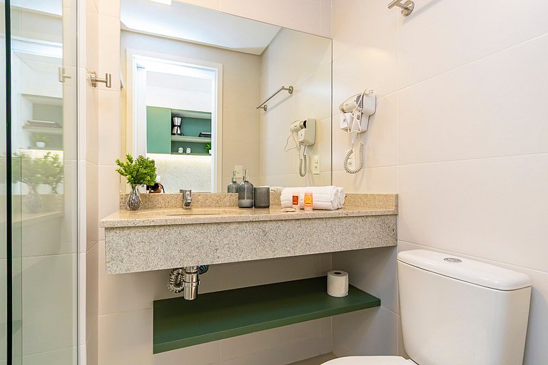 Studio Completo com vista do Centro - MAN1403