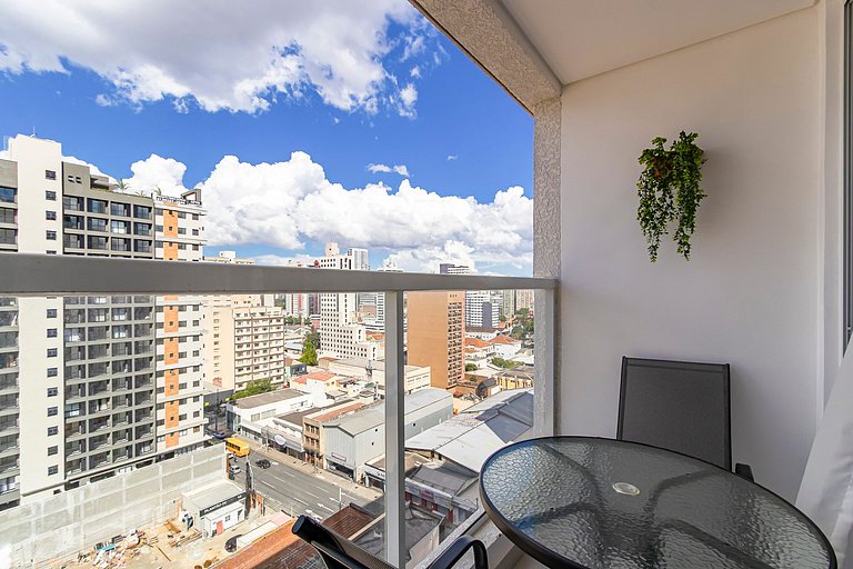 Studio Completo com vista do Centro - MAN1403