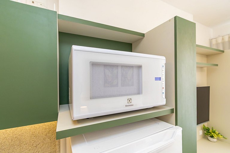 Studio Completo com vista do Centro - MAN1403