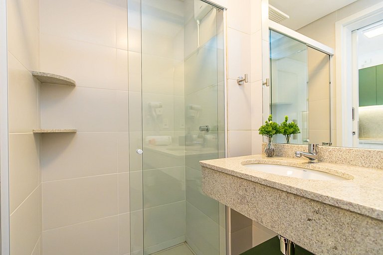 Studio completo com vista para o centro - MAN0911