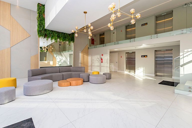 Studio completo com vista para o centro - MAN0911