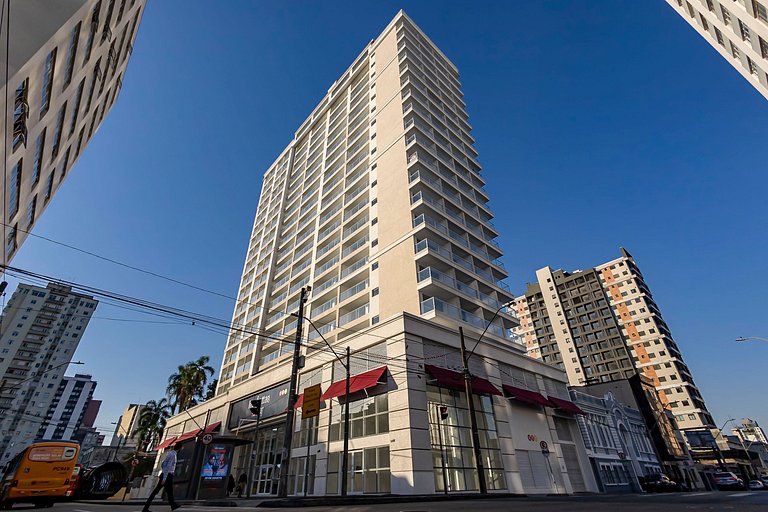 Studio completo com vista para o centro - MAN0911