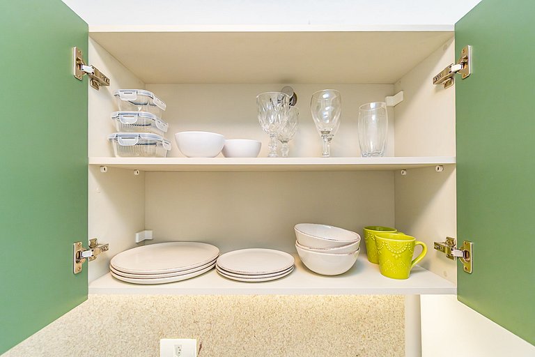 Studio completo com vista para o centro - MAN0911