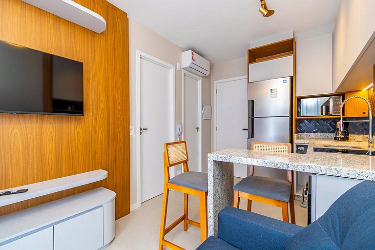 Ap de 1q no Centro, Praticidade e Conforto -CNA810