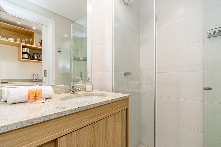 Studio com vista para o Centro da Cidade - MAN1702