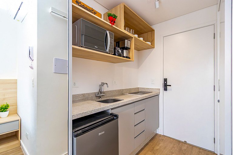 Studio com vista para o Centro da Cidade - MAN1702