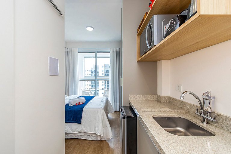 Studio com vista para o Centro da Cidade - MAN1702