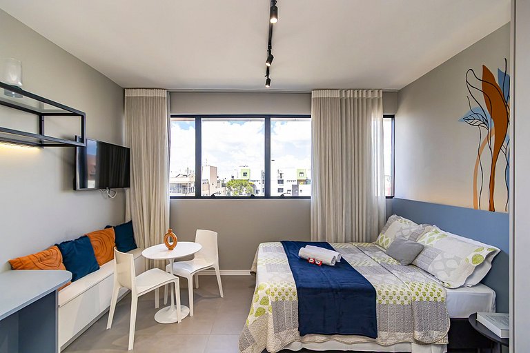 Studio completo no Helbor Stay Batel - HSB0654
