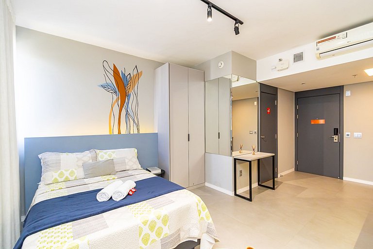 Studio completo no Helbor Stay Batel - HSB0654