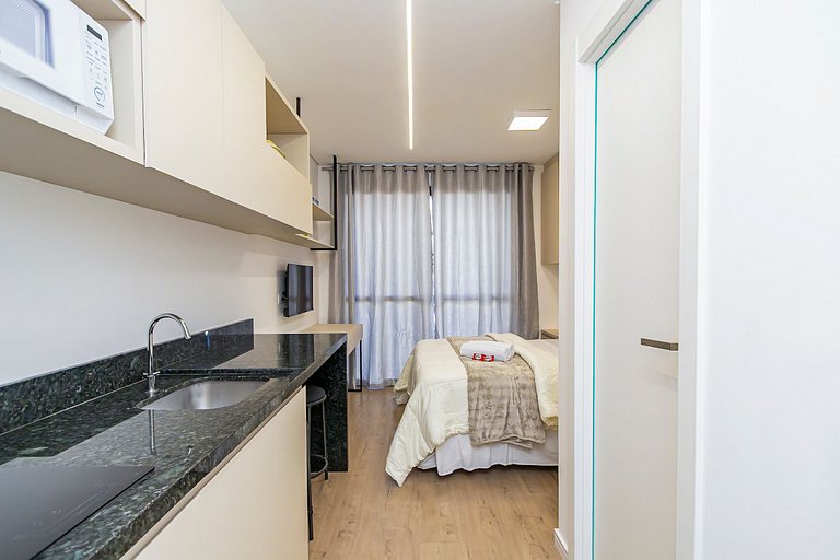 Studio novo no Centro de Curitiba - MOR0808