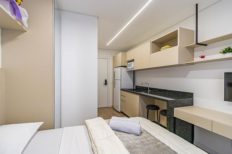 Studio novo no Centro de Curitiba - MOR0808