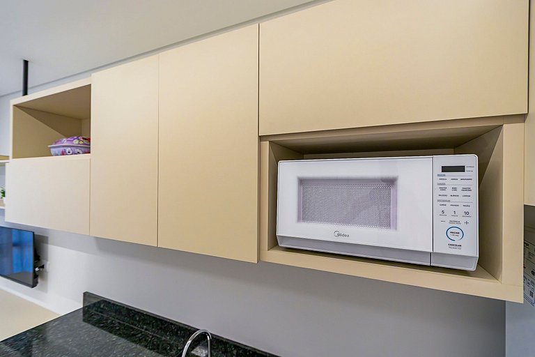 Studio no Centro com A/C perto de Tudo - MOR0814