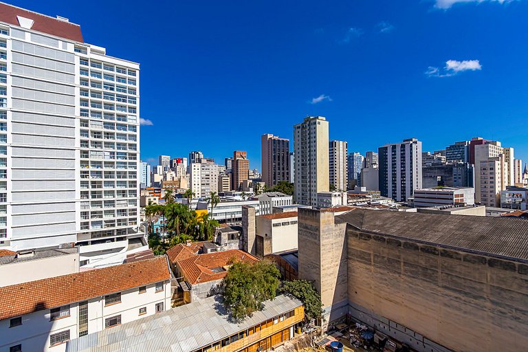 Studio no Centro com A/C perto de Tudo - MOR0814