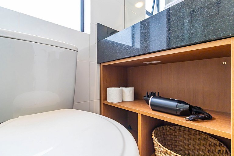 Studio Aconchegante c/ Garagem no Centro - MUV0719