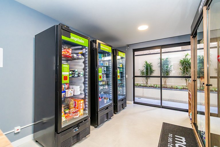 Studio Aconchegante c/ Garagem no Centro - MUV0719