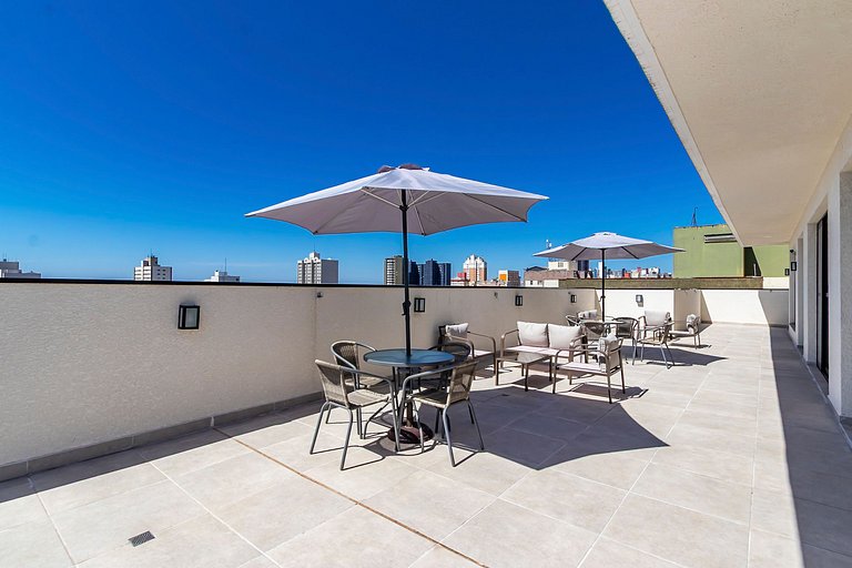 Studio Aconchegante c/ Garagem no Centro - MUV0719