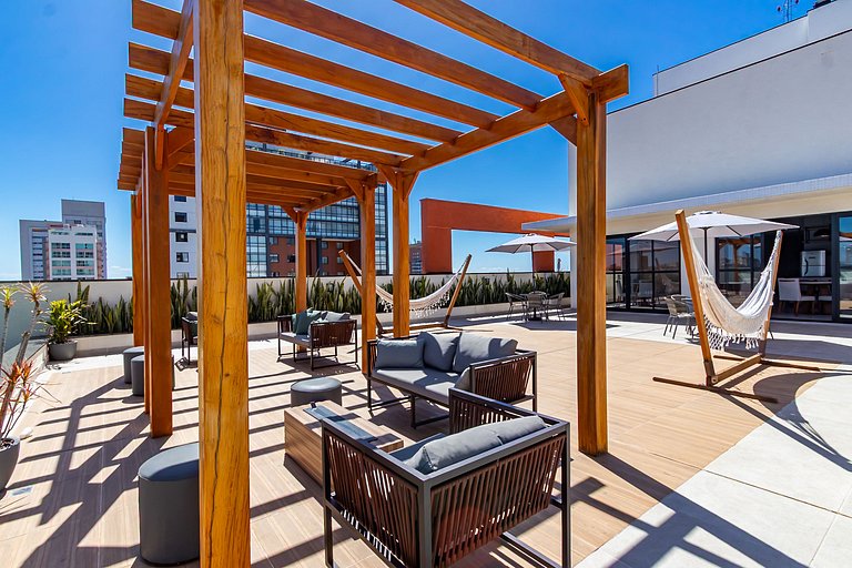 Studio Aconchegante c/ Garagem no Centro - MUV0719