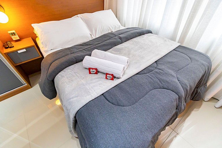 Studio Aconchegante c/ Garagem no Centro - MUV0719