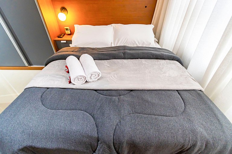 Studio Aconchegante c/ Garagem no Centro - MUV0719