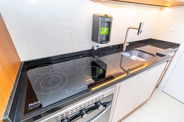 Studio Aconchegante c/ Garagem no Centro - MUV0719