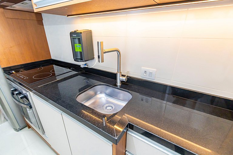 Studio Aconchegante c/ Garagem no Centro - MUV0719