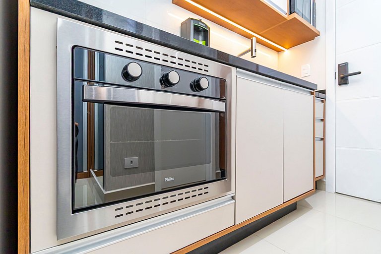 Studio Aconchegante c/ Garagem no Centro - MUV0719