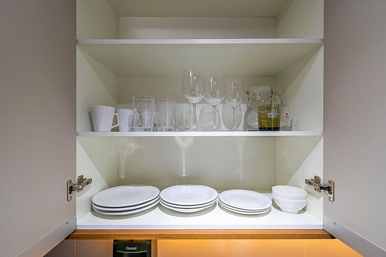 Studio Aconchegante c/ Garagem no Centro - MUV0719