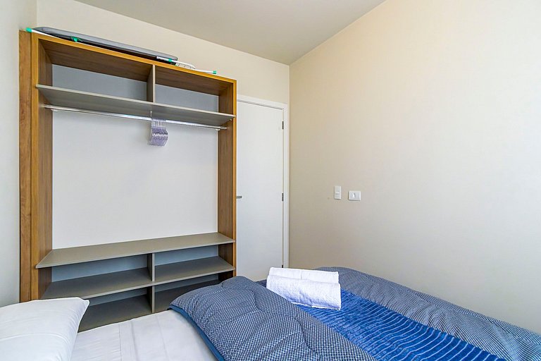 Apto 2 quartos, p/ 6 Pessoas, com Garagem -PLU1301