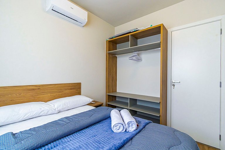 Apto 2 quartos, p/ 6 Pessoas, com Garagem -PLU1301