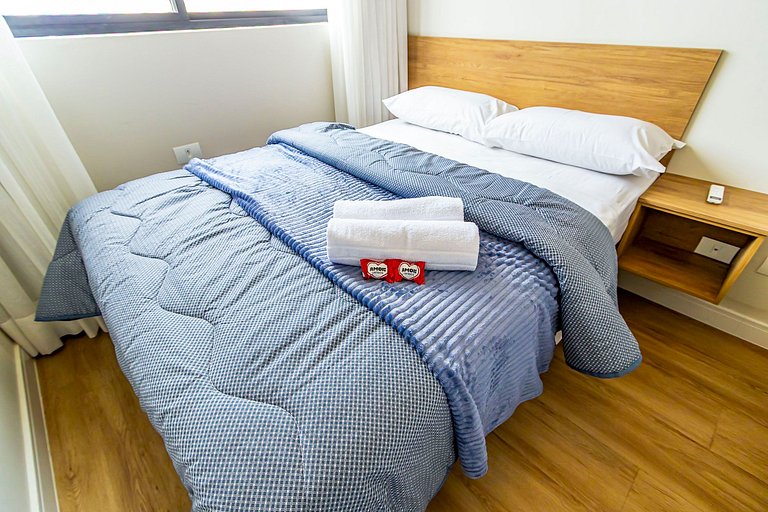 Apto 2 quartos, p/ 6 Pessoas, com Garagem -PLU1301