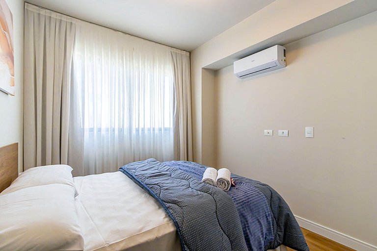 Apto 2 quartos, p/ 6 Pessoas, com Garagem -PLU1301