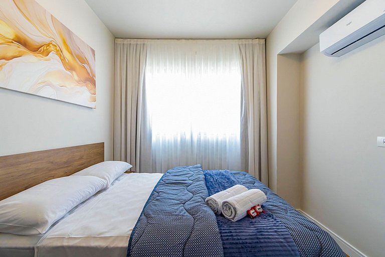 Apto 2 quartos, p/ 6 Pessoas, com Garagem -PLU1301