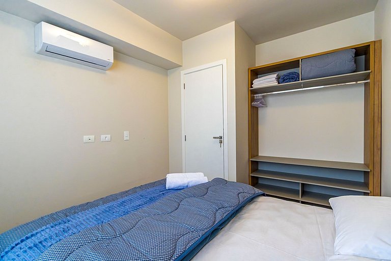 Apto 2 quartos, p/ 6 Pessoas, com Garagem -PLU1301