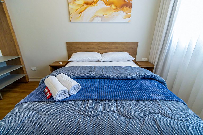 Apto 2 quartos, p/ 6 Pessoas, com Garagem -PLU1301