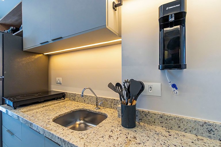 Apto 2 quartos, p/ 6 Pessoas, com Garagem -PLU1301