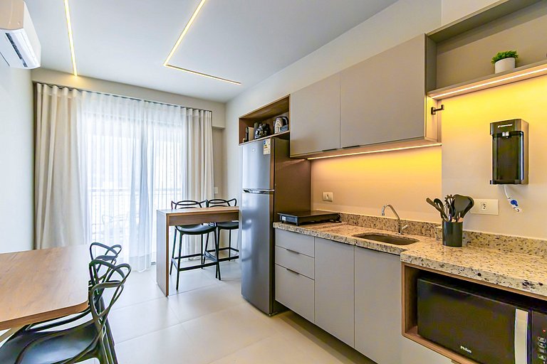 Apto 2 quartos, p/ 6 Pessoas, com Garagem -PLU1301