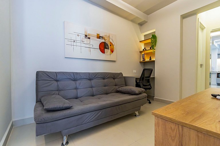 Apto 2 quartos, p/ 6 Pessoas, com Garagem -PLU1301