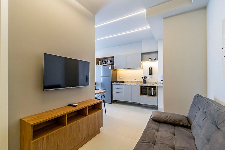 Apto 2 quartos, p/ 6 Pessoas, com Garagem -PLU1301