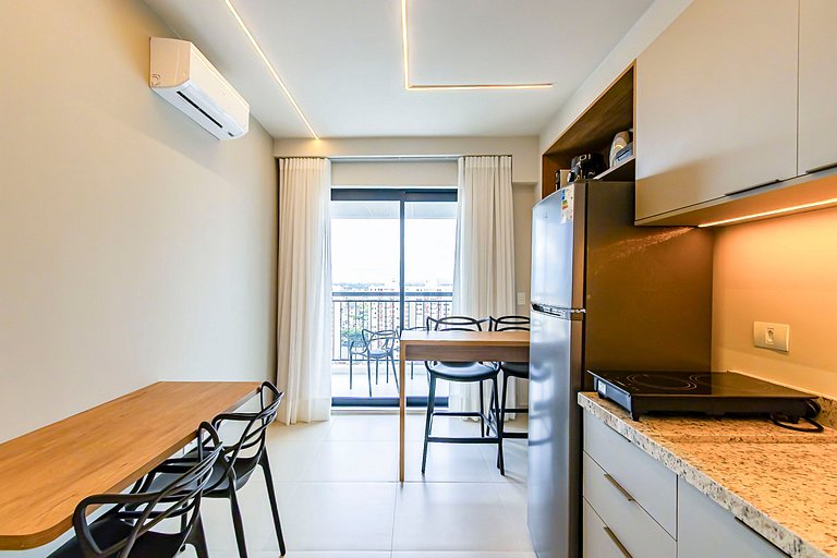 Apto 2 quartos, p/ 6 Pessoas, com Garagem -PLU1401