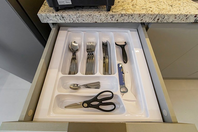 Apto 2 quartos, p/ 6 Pessoas, com Garagem -PLU1401