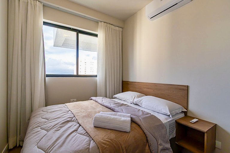 Apto 2 quartos, p/ 6 Pessoas, com Garagem -PLU1401