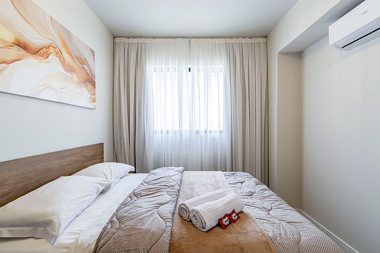 Apto 2 quartos, p/ 6 Pessoas, com Garagem -PLU1401