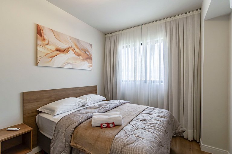 Apto 2 quartos, p/ 6 Pessoas, com Garagem -PLU1401